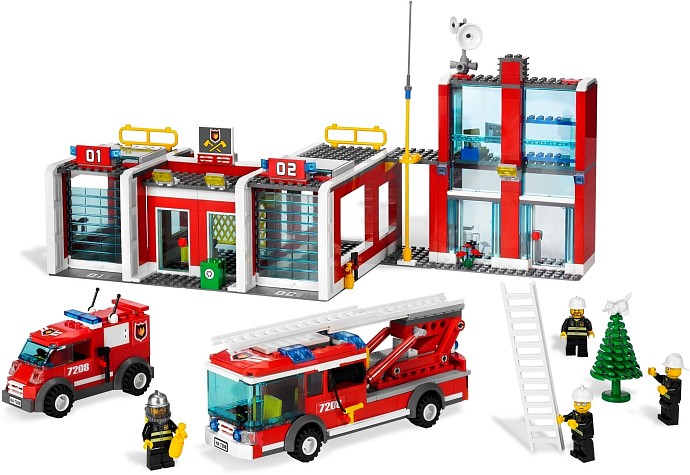 LEGO 7208 - Fire Station