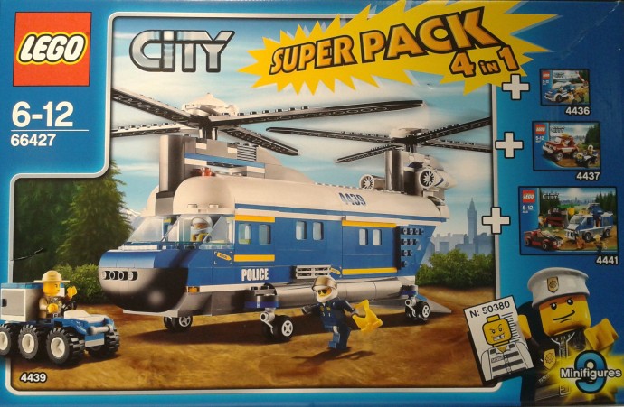 LEGO 66427 - City Police Super Pack 4-in-1
