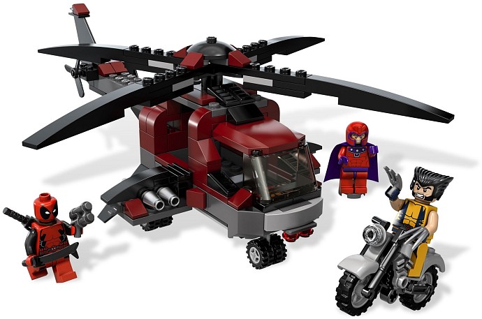 LEGO 6866 - Wolverine's Chopper Showdown
