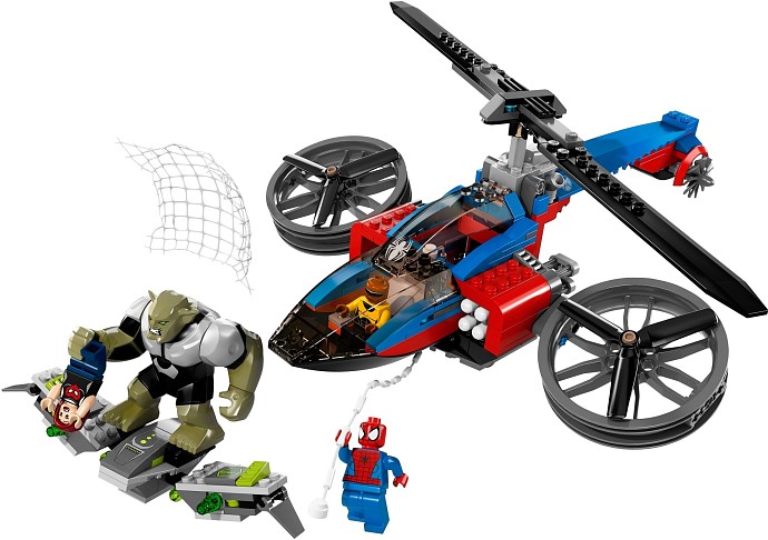 LEGO 76016 - Spider-Helicopter Rescue