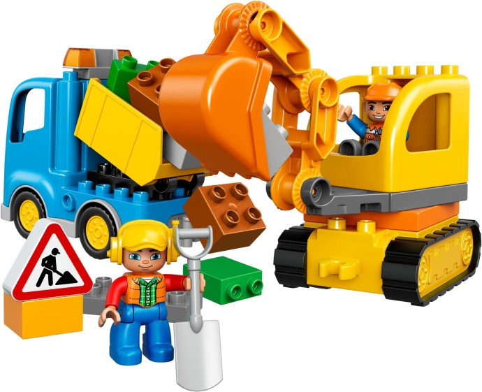 LEGO 10812 Truck & Tracked Excavator