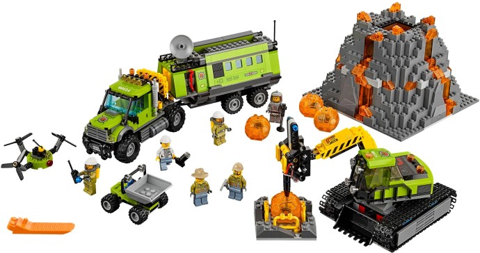 LEGO 60124 - Volcano Exploration Base