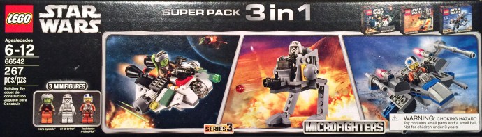 LEGO 66542 - Microfighters Super Pack 3 in 1