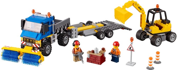 LEGO 60152 - Sweeper & Excavator