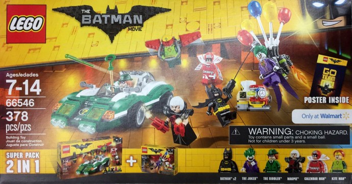 LEGO 66546 - The LEGO Batman Movie Super Pack 2-in-1