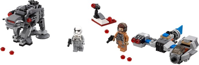 LEGO 75195 - Ski Speeder vs. First Order Walker Microfighters