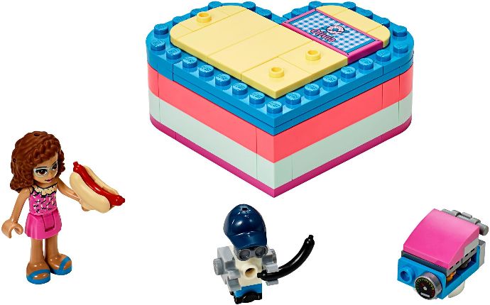 LEGO 41387 Olivia's Summer Heart Box