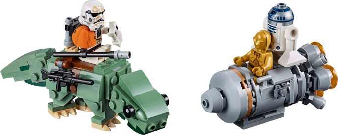 LEGO 75228 Escape Pod vs. Dewback Microfighters
