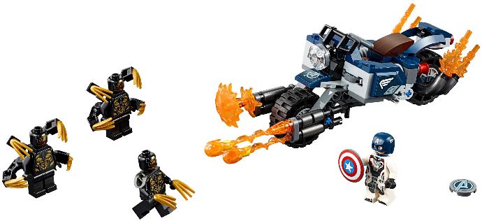 LEGO 76123 - Captain America: Outriders Attack
