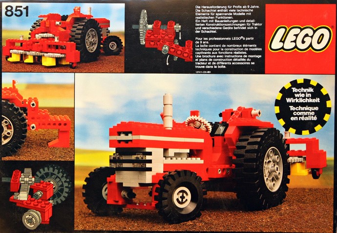 LEGO 851 - Tractor