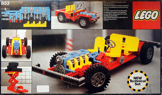 LEGO 853 Car Chassis