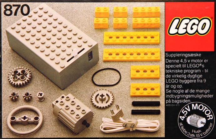 LEGO 870 - Technical Motor, 4.5 V