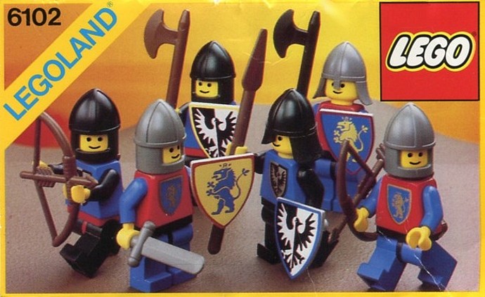 LEGO 6102 Castle Mini Figures