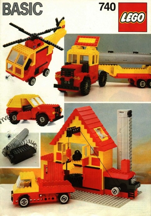 LEGO 740 - Basic Building Set, 7+