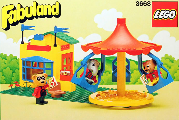 LEGO 3668 Merry-Go-Round with Ticket Booth