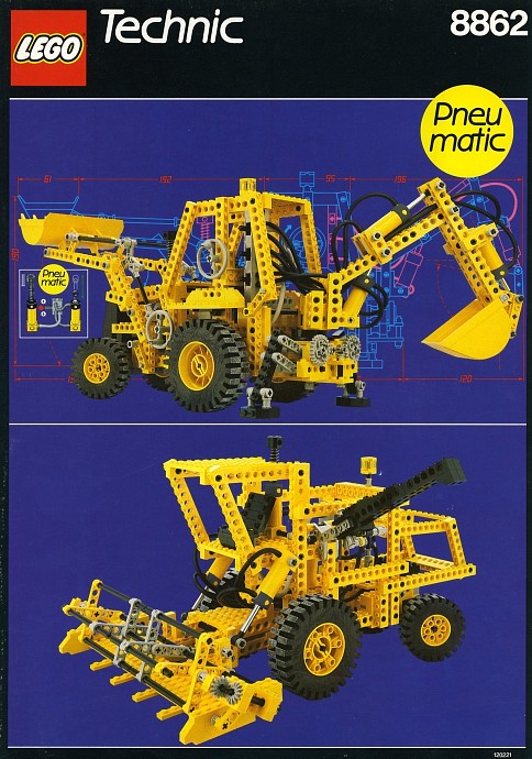 LEGO 8862 Backhoe Grader