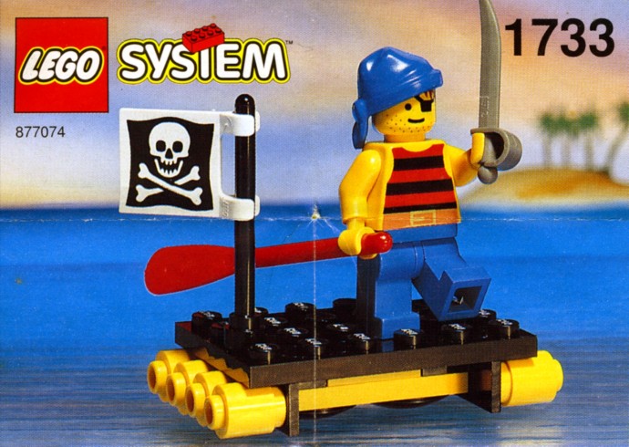 LEGO 1733 Shipwrecked Pirate