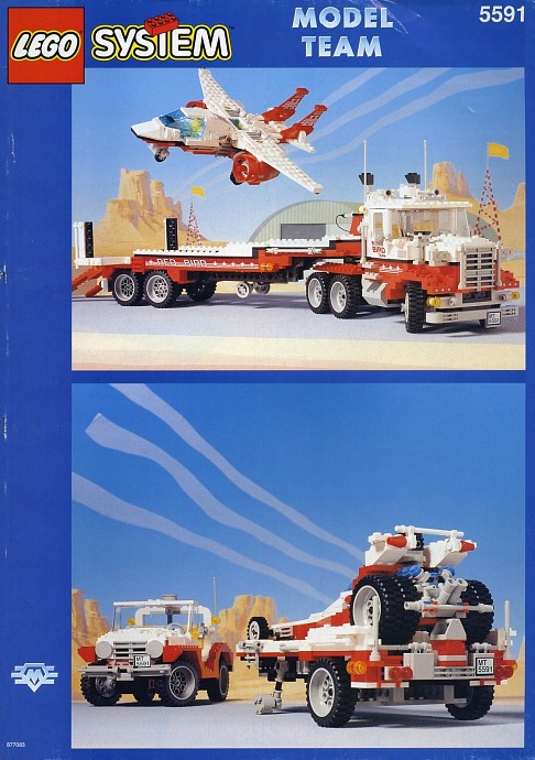 LEGO 5591 - Mach II Red Bird Rig