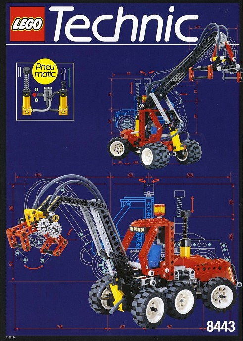 LEGO 8443 - Pneumatic Log Loader
