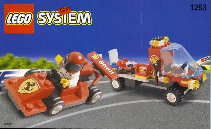 LEGO 1253 Shell Race Car Transporter