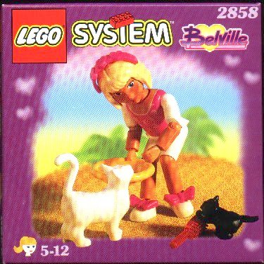 LEGO 2858 - Girl with Two Cats
