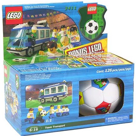 LEGO 3411 Americas Team Bus