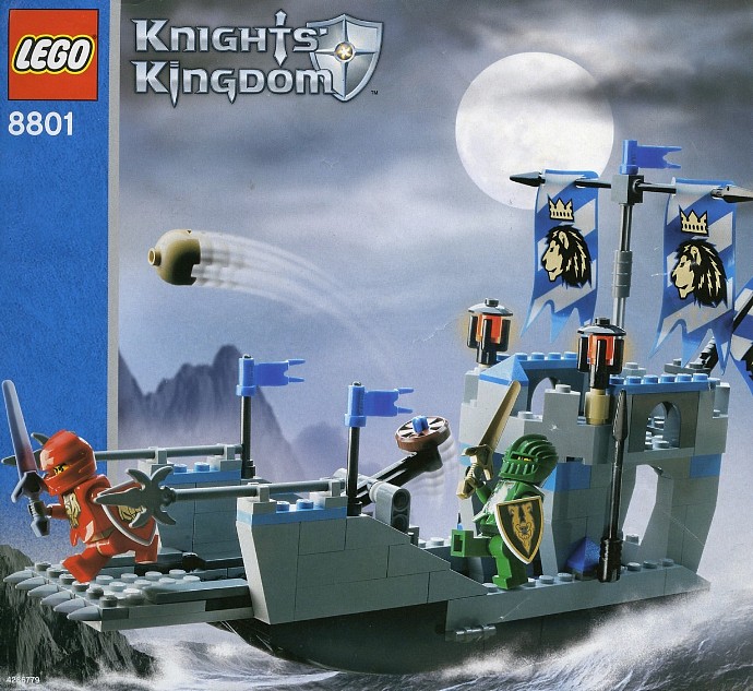 LEGO 8801 - Knights' Attack Barge