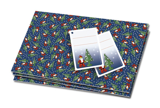 LEGO 4499563 Gift Wrap Santa Mini-Figure & Tree
