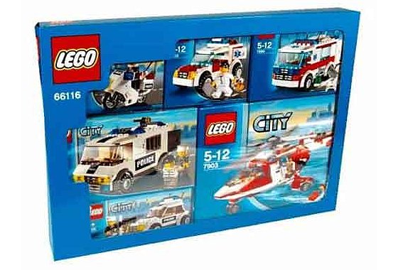 LEGO 66116 City Emergency Service Vehicles (Multipack)