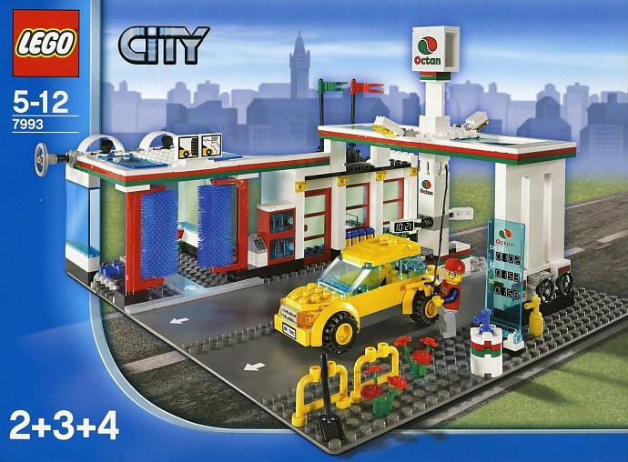 jeg er træt kritiker sand LEGO 7993 Service Station Set Information - BrickInvesting.com
