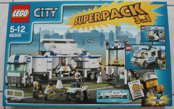 LEGO 66305 - City Police Super Pack 3-in-1