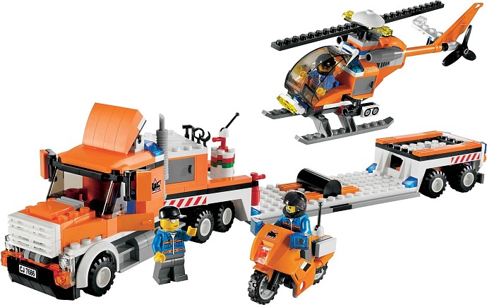 LEGO 7686 - Helicopter Transporter