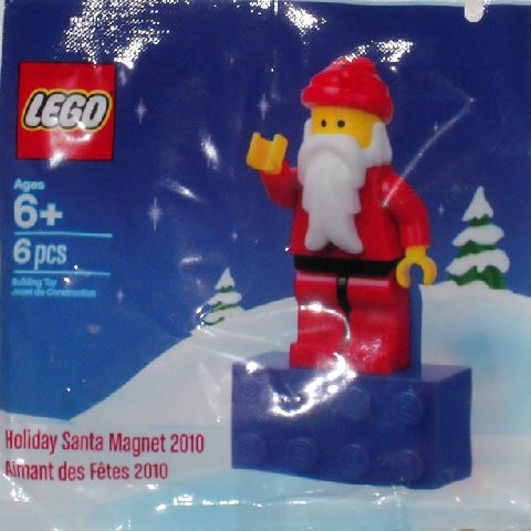 LEGO 2855167 - Holiday Santa Magnet 2010