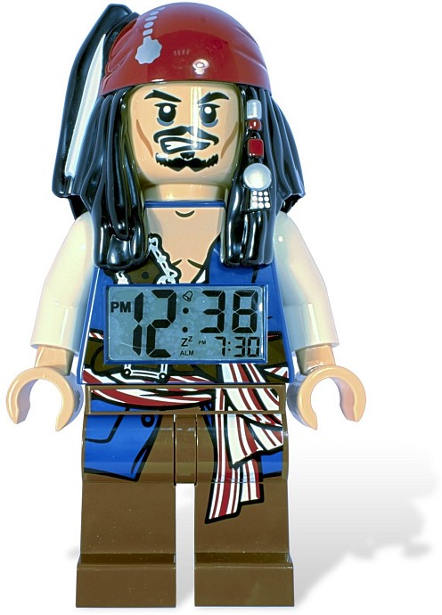 LEGO 5000144 - Pirates of the Caribbean Jack Sparrow Minifigure Clock 