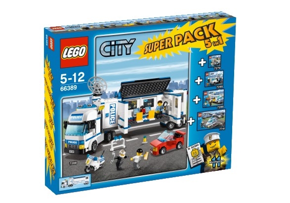 LEGO 66389 - City Police Super Pack 5 in 1