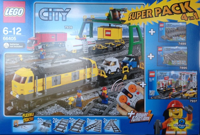 LEGO 66405 City Trains Super Pack 4-in-1