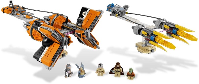 LEGO 7962 - Anakin Skywalker and Sebulba's Podracers
