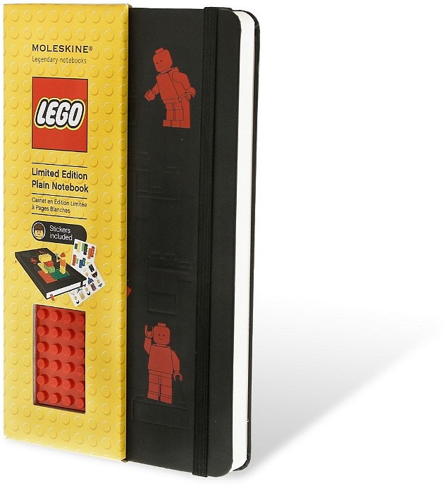 LEGO 5001129 Moleskine notebook red brick, plain, large 