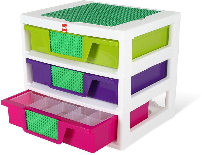 LEGO 5001164 - Girls 3-Drawer Storage Bin