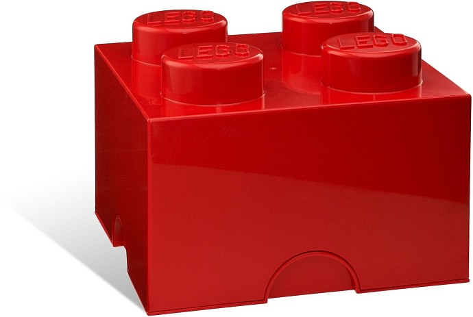 LEGO 5001385 -  4-stud Red Storage Brick