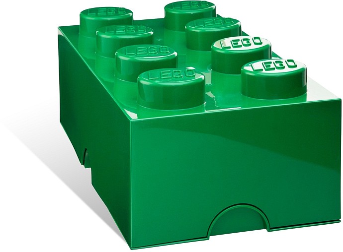 LEGO 5001387 - 8-stud Green Storage Brick