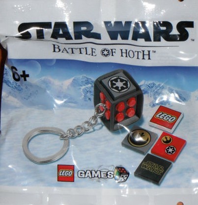 LEGO 6012306 Battle of Hoth Dice Key Chain