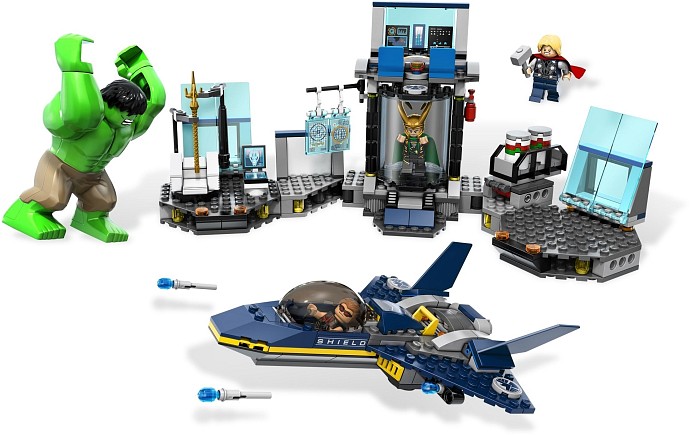 LEGO 6868 Hulk's Helicarrier Breakout