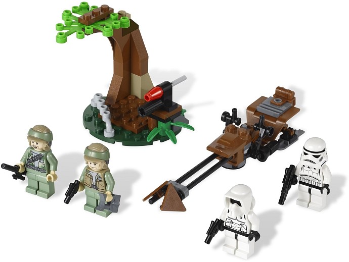 LEGO 9489 Endor Rebel Trooper & Imperial Trooper Battle Pack
