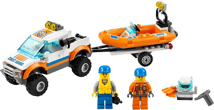 LEGO 60012 - Coast Guard 4x4 & Diving Boat