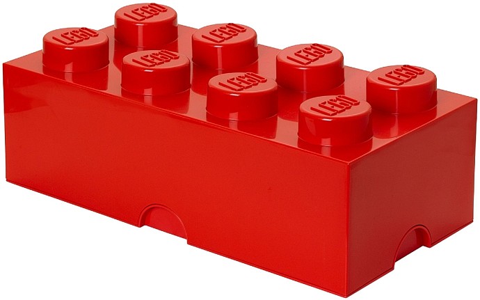 LEGO 5000463 - 8 stud Red Storage Brick