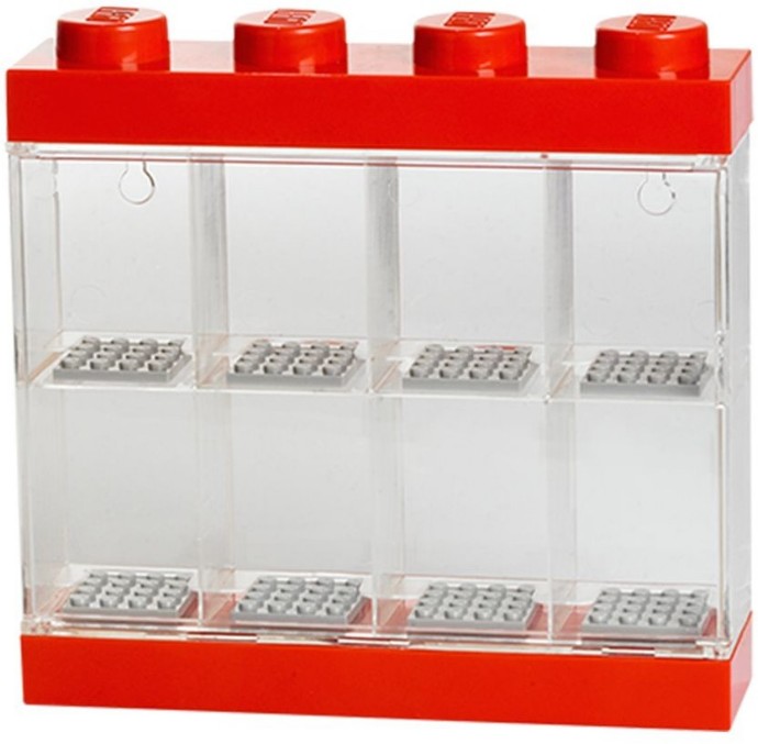 LEGO 5004890 Minifigure Display Case 8 â€“ Red
