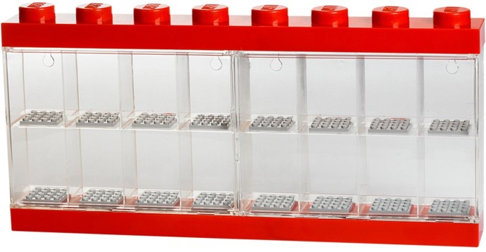 LEGO 5004892 Minifigure Display Case 16 â€“ Red