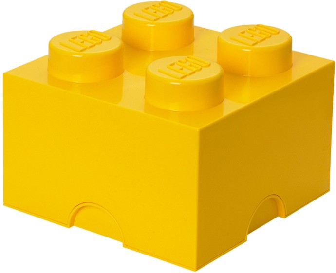 LEGO 5004893 - 4 stud Yellow Storage Brick