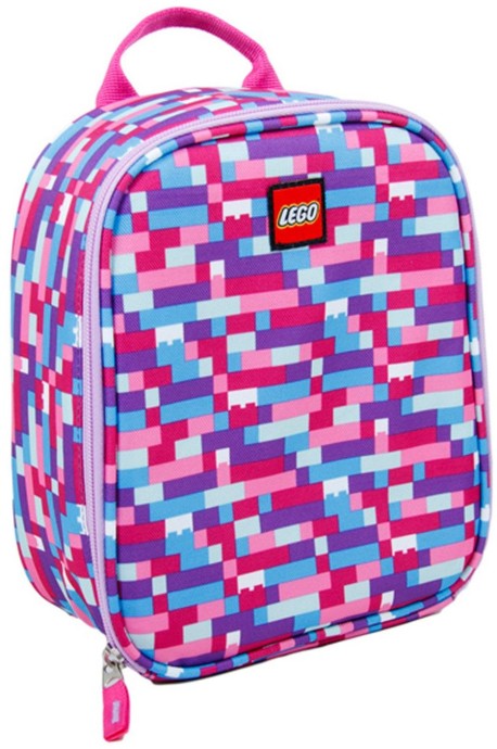 LEGO 5005354 Pink Purple Brick Print Lunch Bag